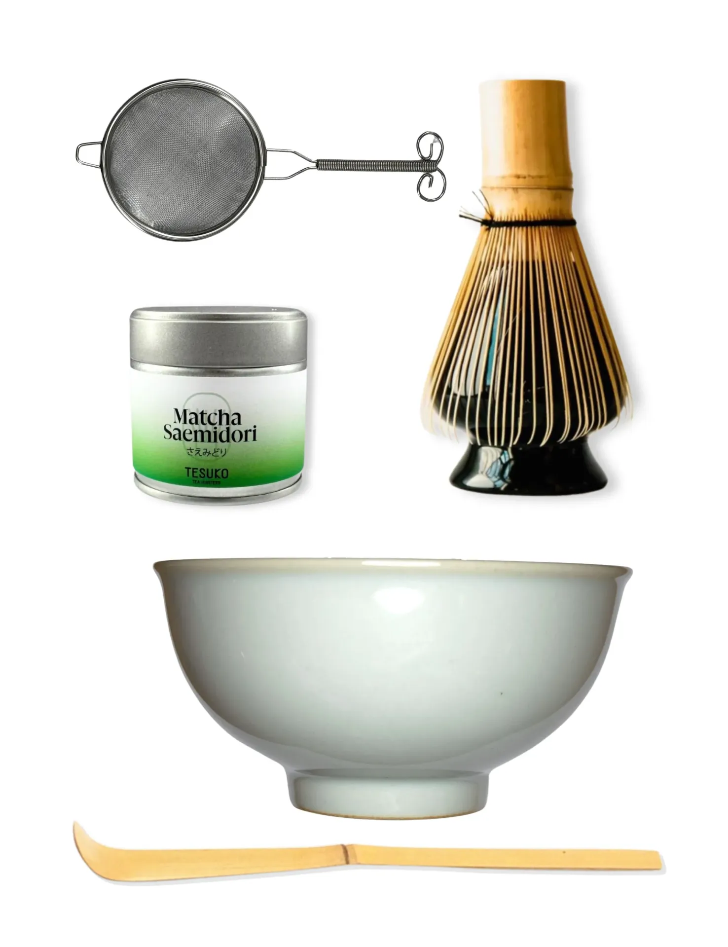 PACK MATCHA CEREMONIAL SAEMIDORI. Blanco
