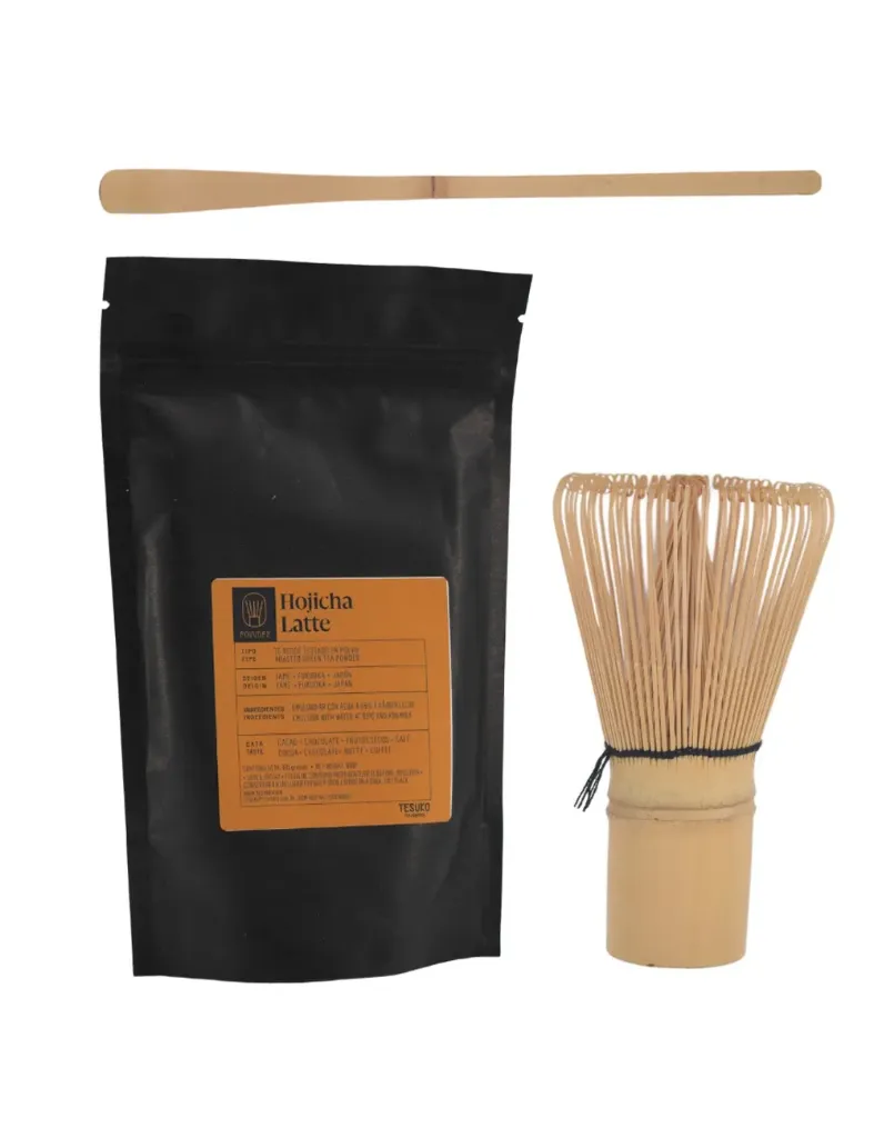PACK HOJICHA LATTE. Té Verde Sin Cafeína con leche.