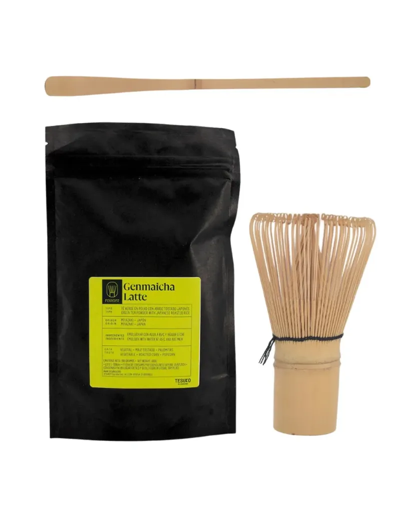 [TSK607PACK] PACK GENMAICHA LATTE. Set de iniciación. Té verde con leche.